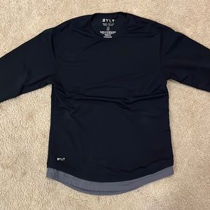 Bylt brand black long sleeve shirt lux medium